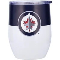 Winnipeg Jets 16oz. Colorblock Stainless Steel Curved Tumbler