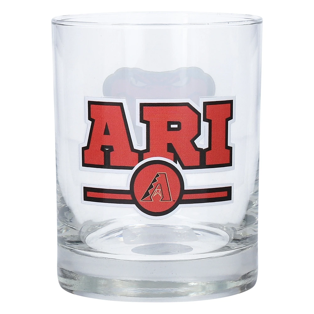 Arizona Diamondbacks Letterman 14oz. Rocks Glass