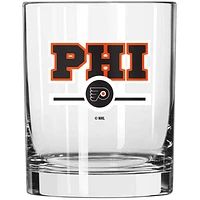 Philadelphia Flyers Letterman 14oz. Rocks Glass