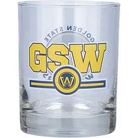 Golden State Warriors Letterman 14oz. Rocks Glass