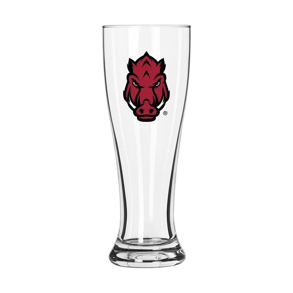 Arkansas Razorbacks Letterman Logo 16oz. Pilsner Glass
