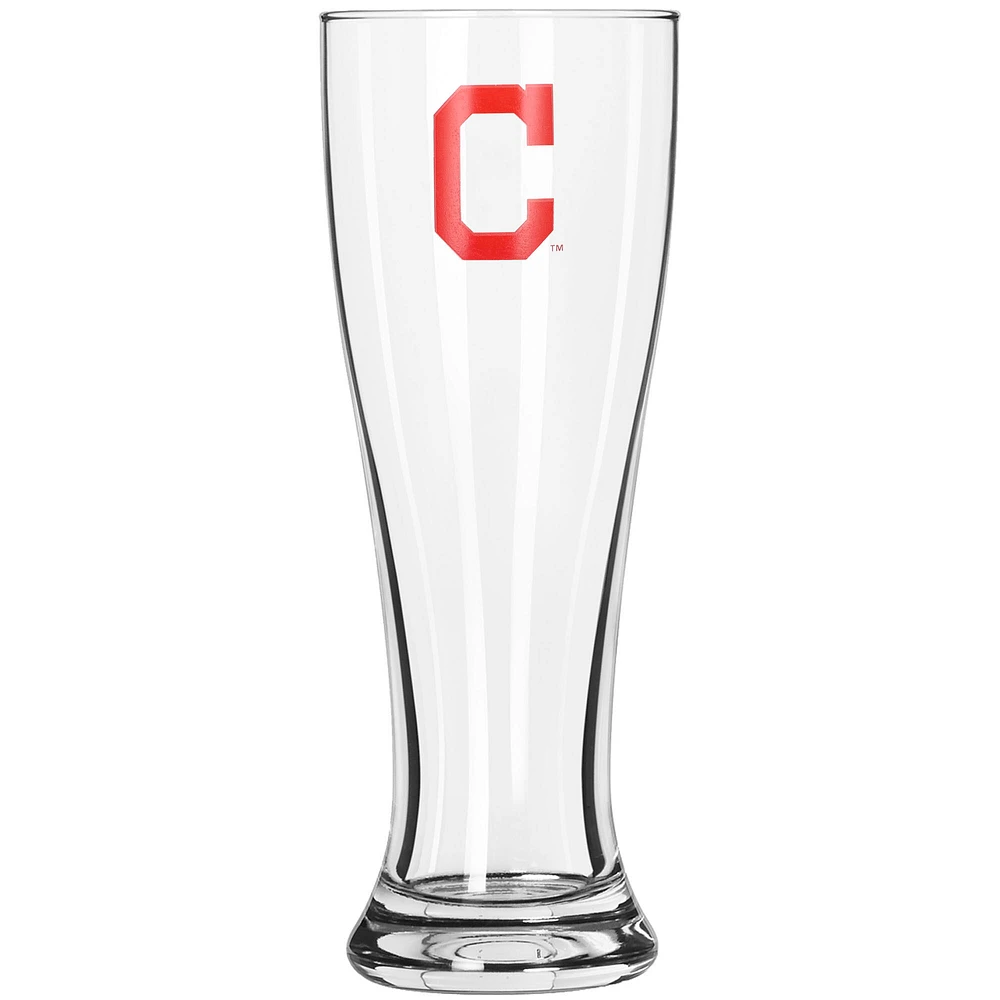 Cleveland Indians Cooperstown Collection Letterman Logo 16oz. Pilsner Glass