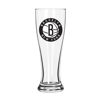 Brooklyn Nets Letterman Logo 16oz. Pilsner Glass