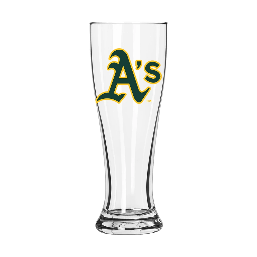 Oakland Athletics Letterman Logo 16oz. Pilsner Glass