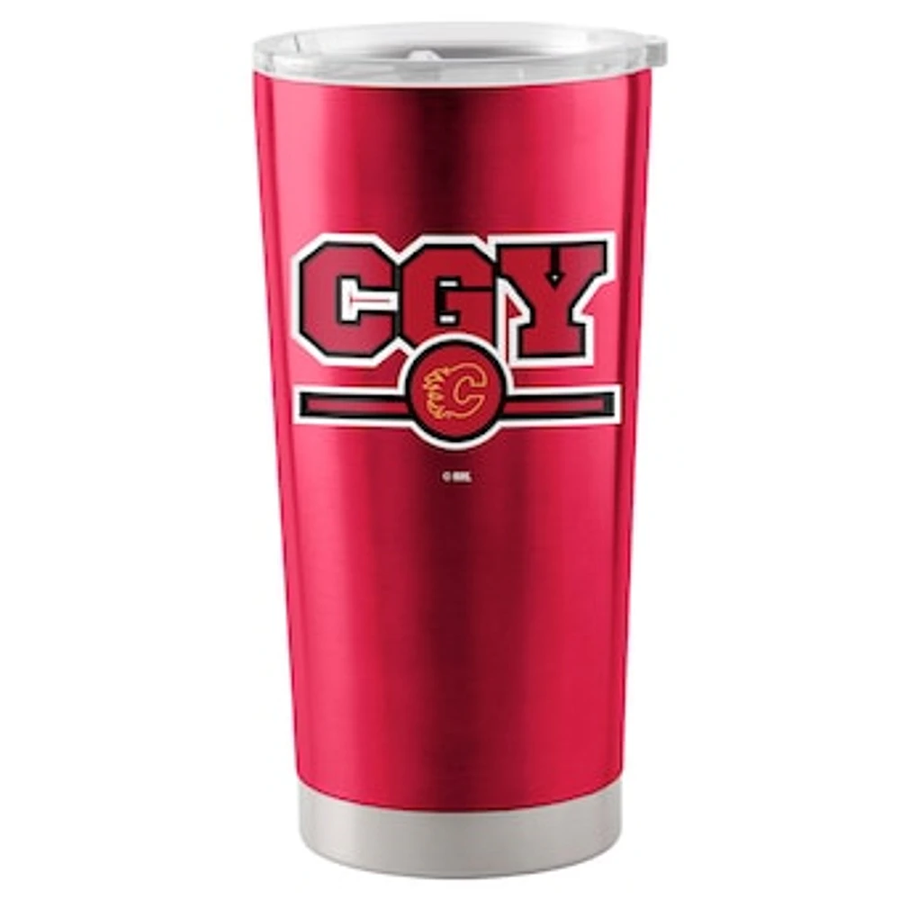 Calgary Flames 20oz. Letterman Tumbler