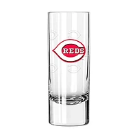 Cincinnati Reds 2.5oz. Satin-Etched Tall Shot Glass