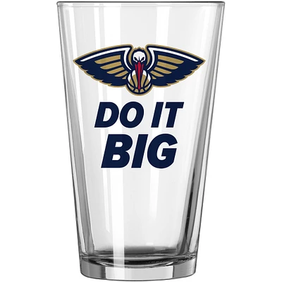 New Orleans Pelicans 16oz. Team Slogan Pint Glass