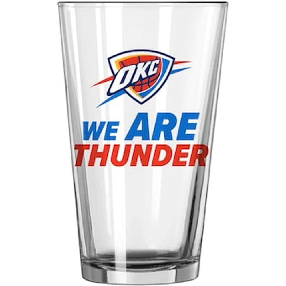 Oklahoma City Thunder 16oz. Team Slogan Pint Glass