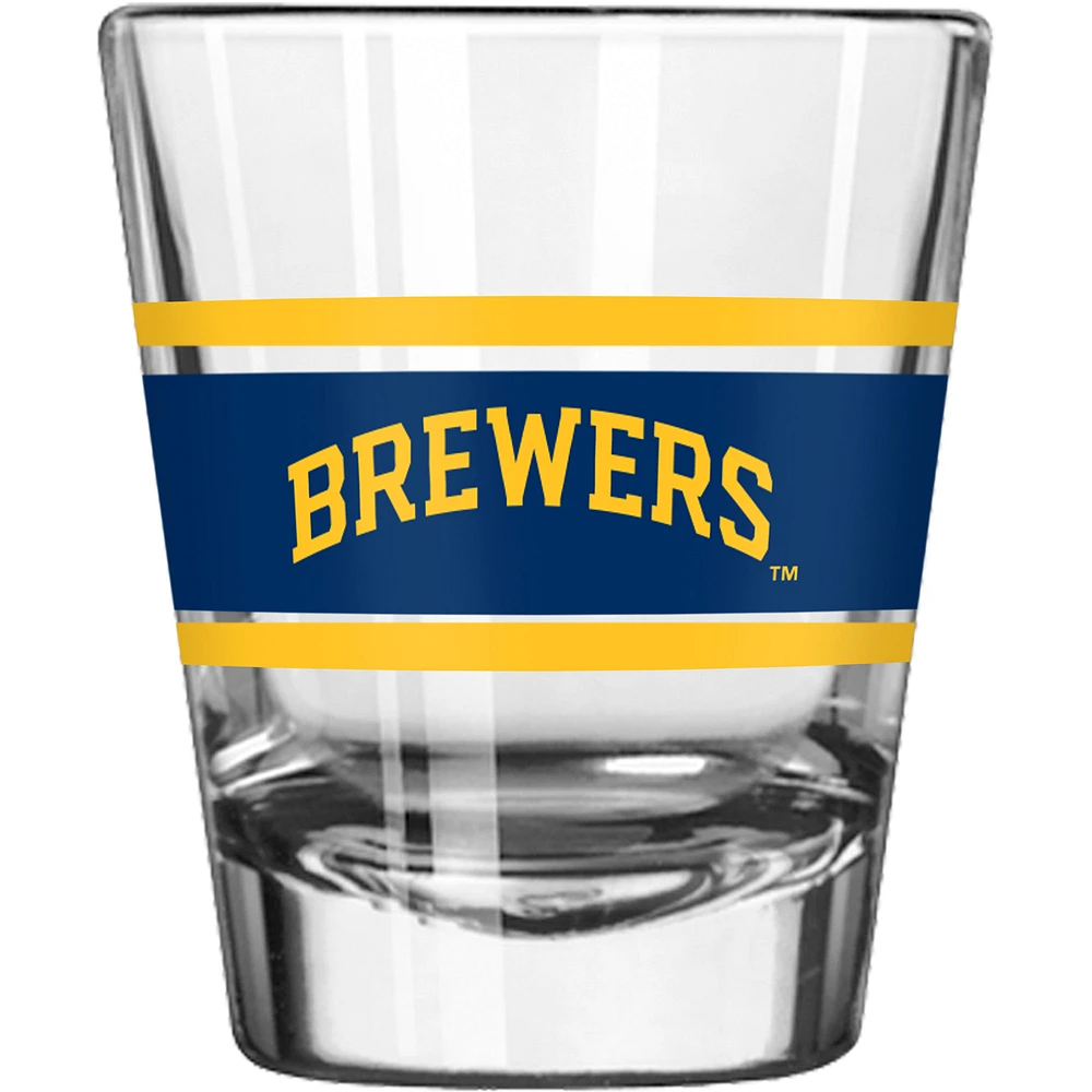 Milwaukee Brewers 2oz. Stripe Shot Glass