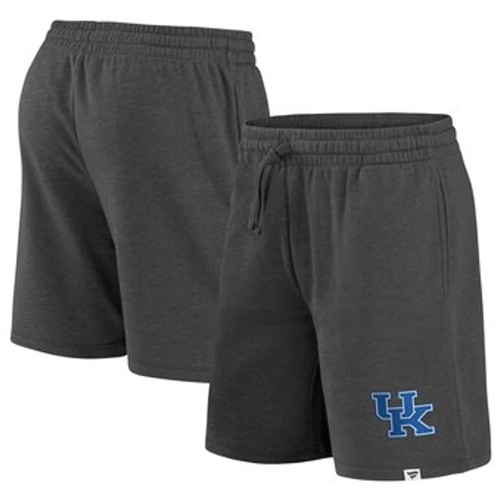 Men's Fanatics Heathered Charcoal Kentucky Wildcats Primary Logo Shorts