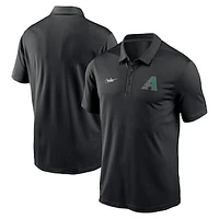 Men's Nike Black Arizona Diamondbacks Cooperstown Collection Rewind Franchise Performance Polo