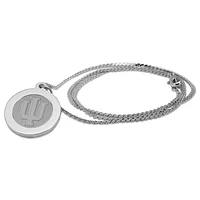 Indiana Hoosiers Silver Pendant Necklace