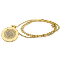 South Carolina Gamecocks Gold Pendant Necklace