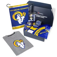 Los Angeles Rams Fanatics Pack Tailgate Game Day Essentials T-Shirt Gift Box - $107+ Value
