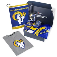 Los Angeles Rams Fanatics Pack Tailgate Game Day Essentials T-Shirt Gift Box - $107+ Value