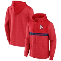 Men's Fanatics Red St. Louis Cardinals Ultimate Champion Full-Zip Hoodie