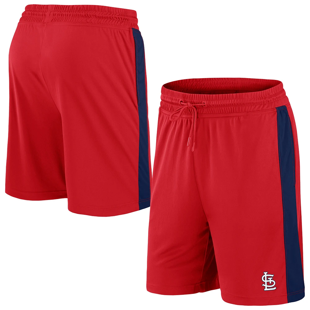 Men's Fanatics Red St. Louis Cardinals Iconic Break It Loose Shorts