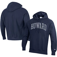 Men's Champion Navy Howard Bison Tall Arch Pullover Hoodie