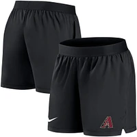 Women's Nike Black Arizona Diamondbacks Authentic Collection Flex Vent Max Performance Shorts