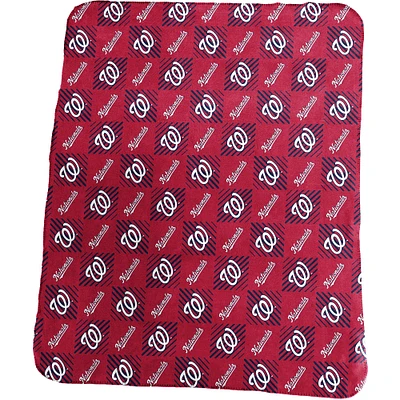 Washington Nationals 60'' x 50'' Repeat Pattern Lightweight Throw Blanket