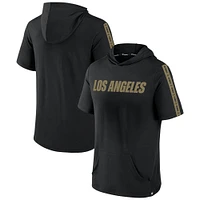 Men's Fanatics Black LAFC Definitive Victory Short-Sleeved Pullover Hoodie