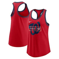 Women's Nike Red Washington Nationals X-Ray Racerback Performance Tank Top