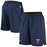 Men's Nike Navy Minnesota Twins Authentic Collection Flex Vent Max Performance Shorts