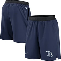 Men's Nike Navy Tampa Bay Rays Authentic Collection Flex Vent Max Performance Shorts