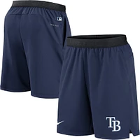 Men's Nike Navy Tampa Bay Rays Authentic Collection Flex Vent Max Performance Shorts