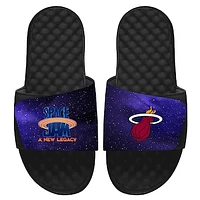 Youth ISlide Black Miami Heat Space Jam 2 Galaxy Slide Sandals