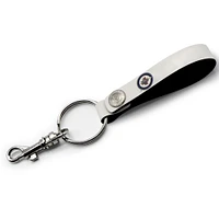 Winnipeg Jets Personalized Leather Loop Keychain