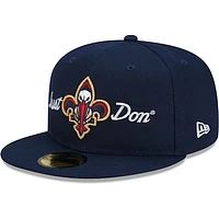 Men's New Era x Just Don Navy New Orleans Pelicans 59FIFTY Fitted Hat