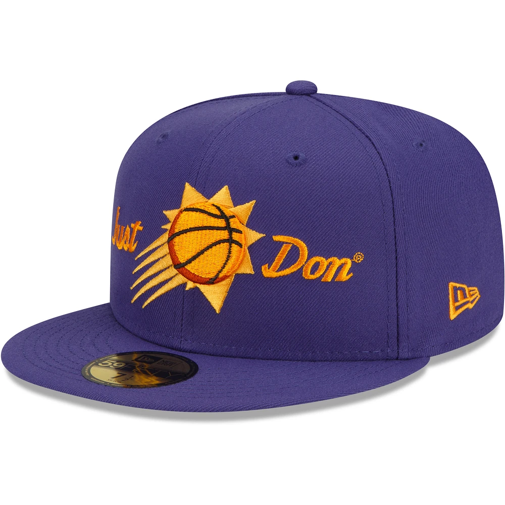 Men's New Era x Just Don Purple Phoenix Suns 59FIFTY Fitted Hat