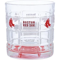 Boston Red Sox 10oz. Team Bottoms Up Squared Rocks Glass