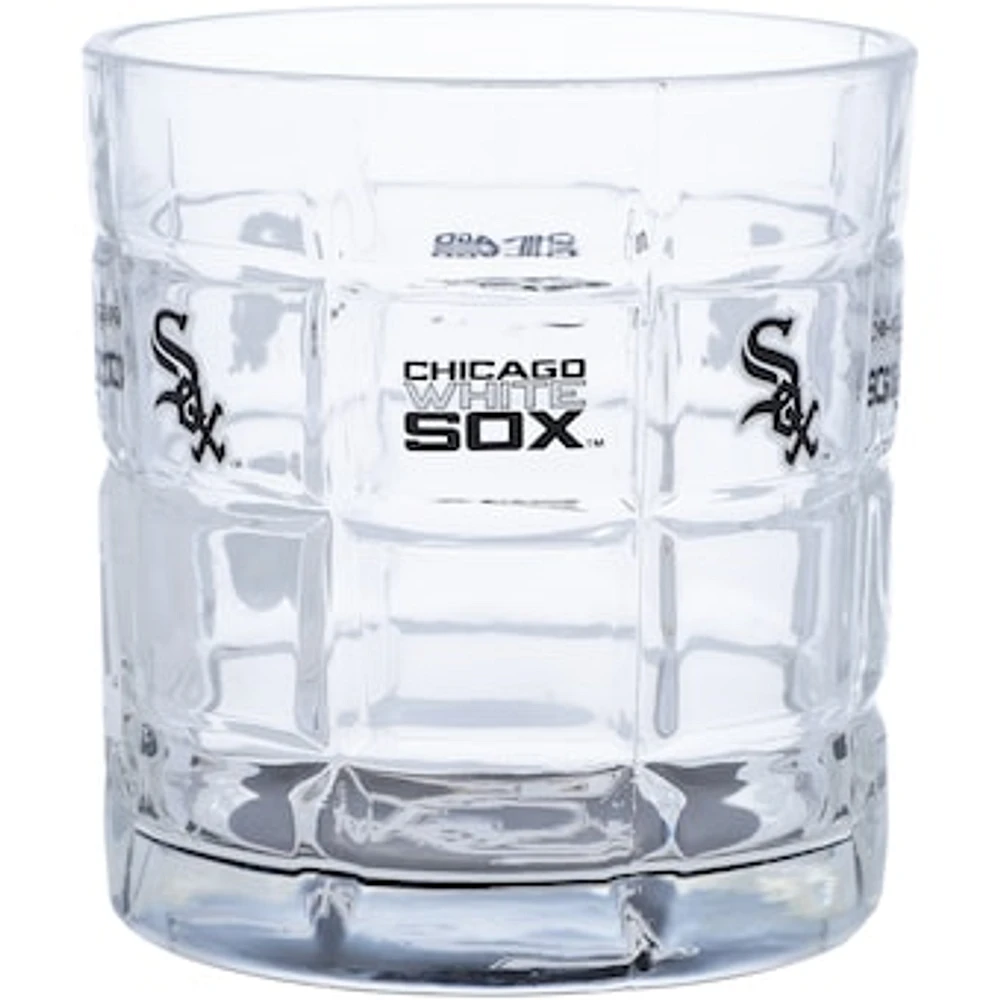 Chicago White Sox 10oz. Team Bottoms Up Squared Rocks Glass