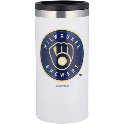 Milwaukee Brewers Team Logo 12oz. Slim Can Holder