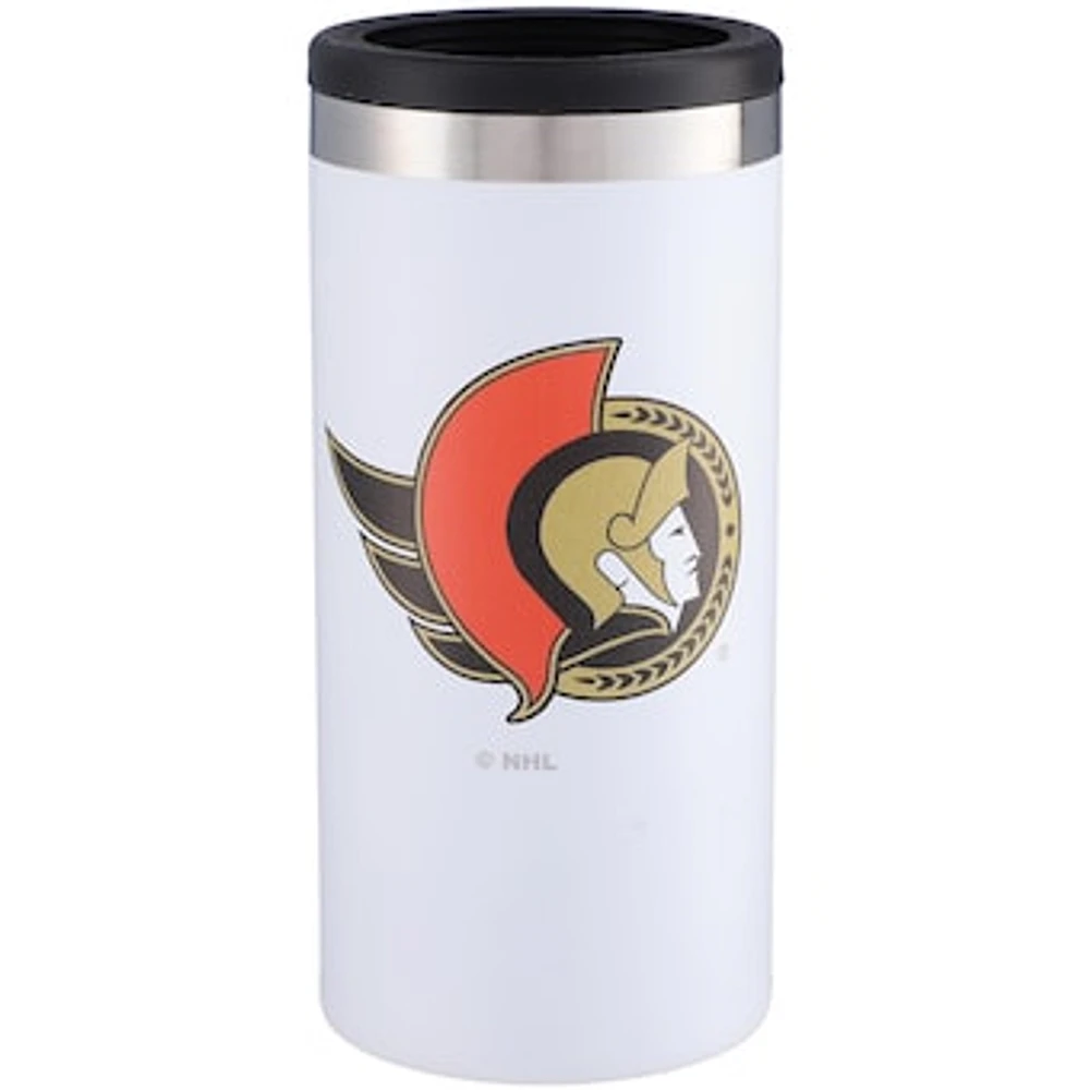 Ottawa Senators Team Logo 12oz. Slim Can Holder