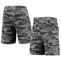 Men's Concepts Sport Charcoal/Gray Florida Gators Camo Backup Terry Jam Lounge Shorts