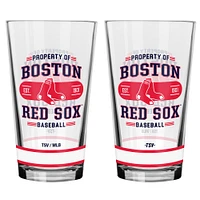 Boston Red Sox 2-Piece Mixing Glass Set