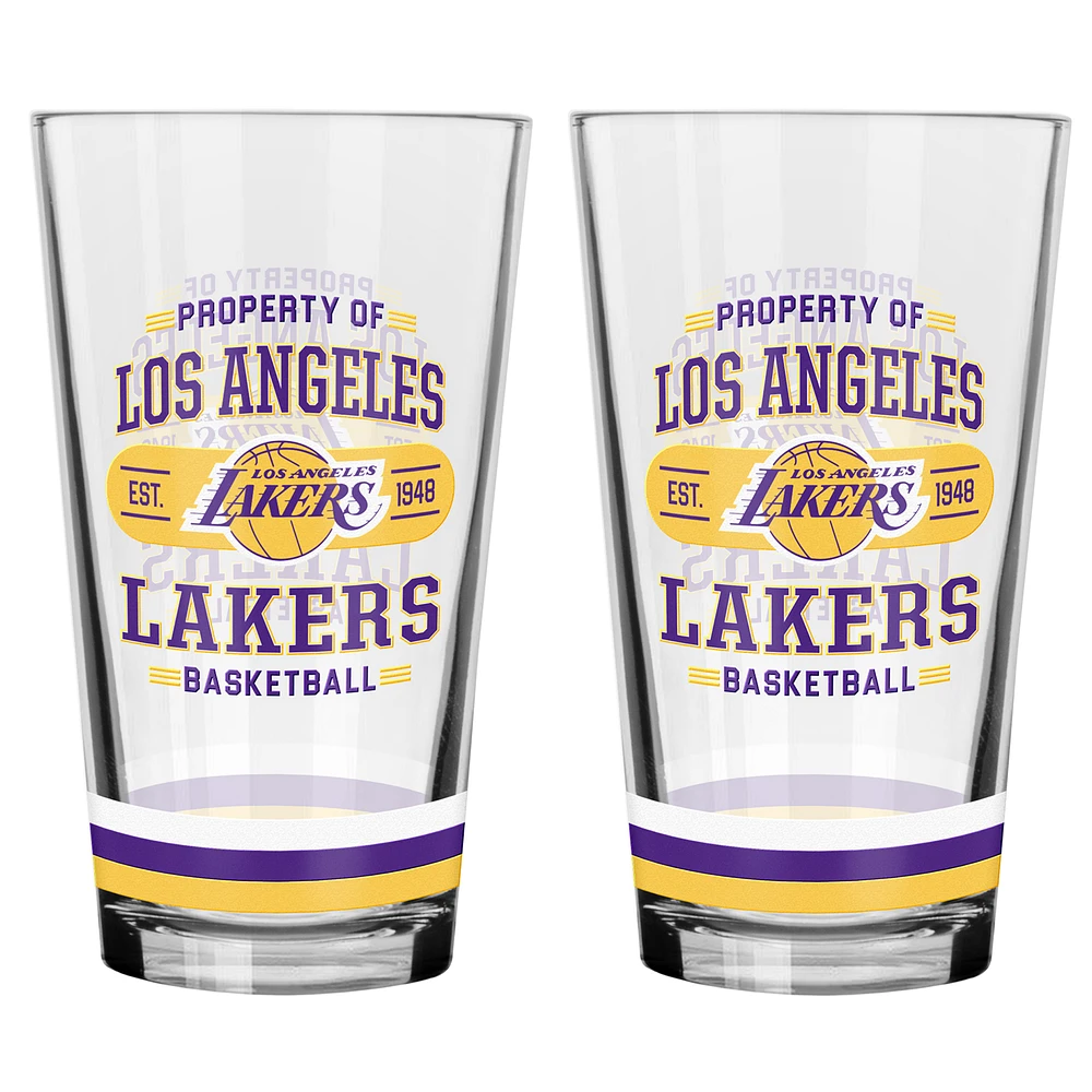 Los Angeles Lakers 2-Piece Mixing Glass Set