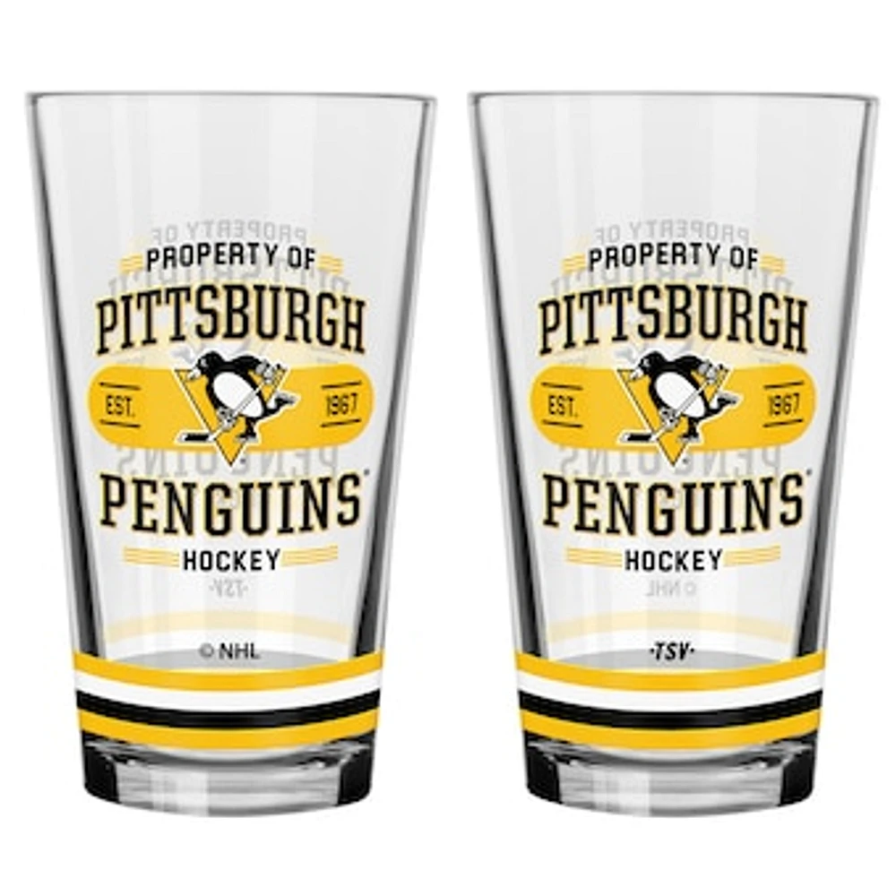 Pittsburgh Penguins 2-Piece Mixing Glass Set