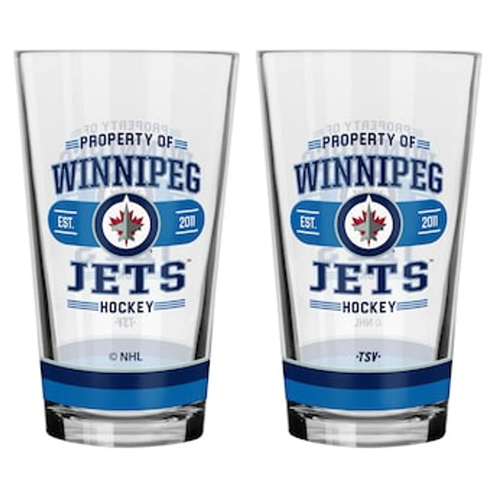 Winnipeg Jets 2-Piece Mixing Glass Set