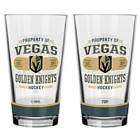 Vegas Golden Knights 2-Piece Mixing Glass Set