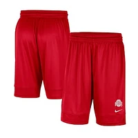 Men's Nike Scarlet Ohio State Buckeyes Fast Break Team Performance Shorts