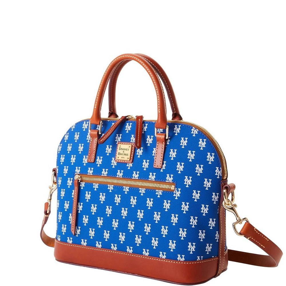 Dooney & Bourke New York Mets Signature Domed Zip Satchel Purse