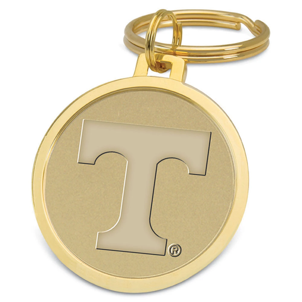 Gold Tennessee Volunteers Splitwire Key Ring