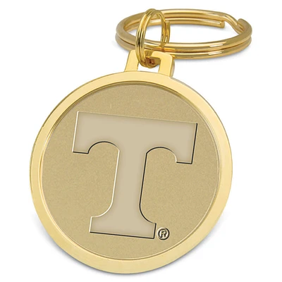 Gold Tennessee Volunteers Splitwire Key Ring
