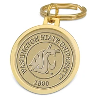 Gold Washington State Cougars Splitwire Key Ring