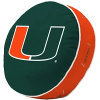 Miami Hurricanes Team Puff Pillow