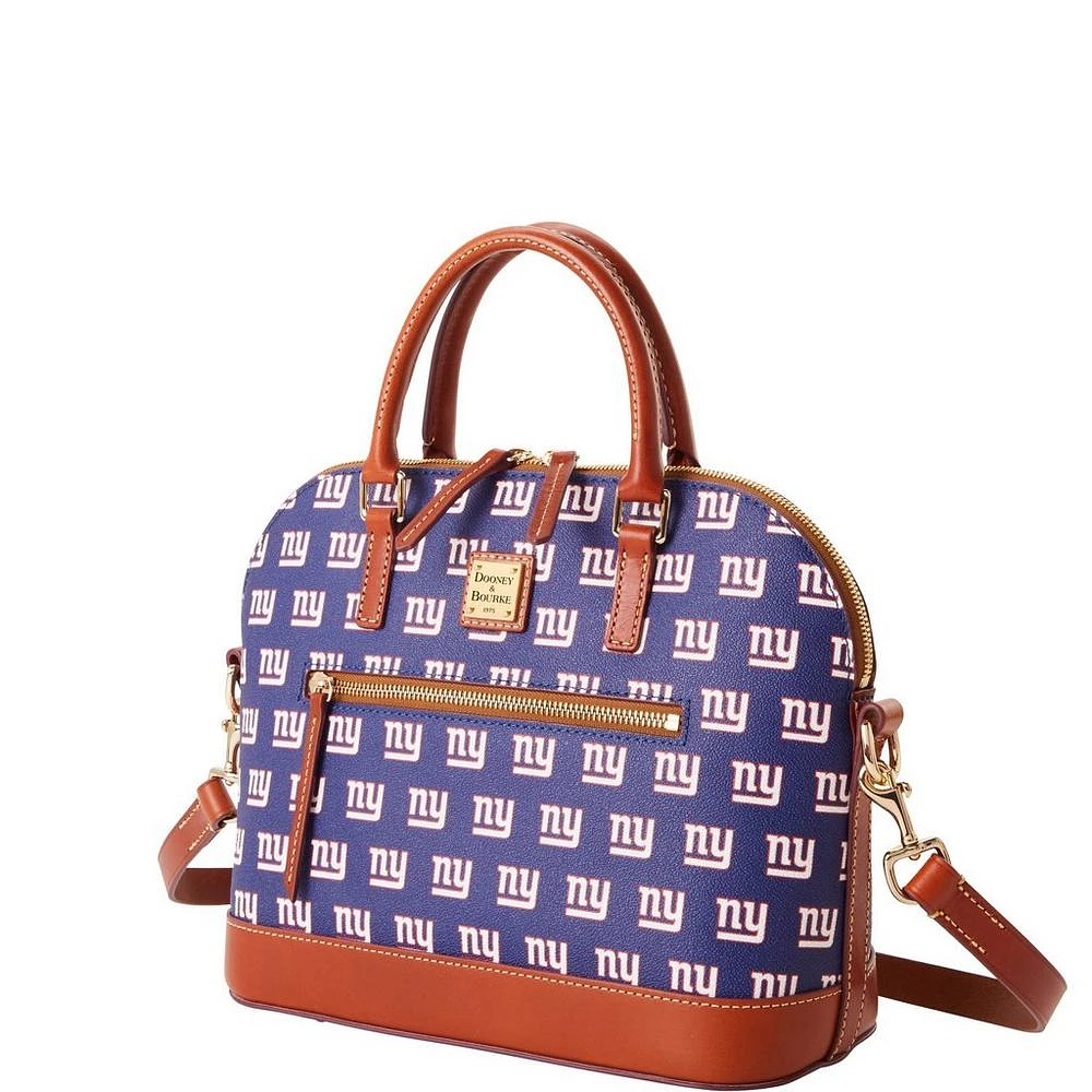 Dooney & Bourke New York Giants Signature Domed Zip Satchel Purse